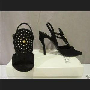 YSL Yves Saint Laurent Fizz Stud Sandals Shoes 10